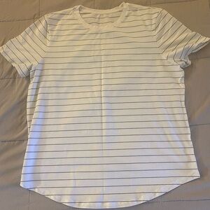 Lululemon love t-shirt striped size 12
